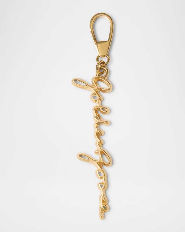 Logo Script Bag Charm